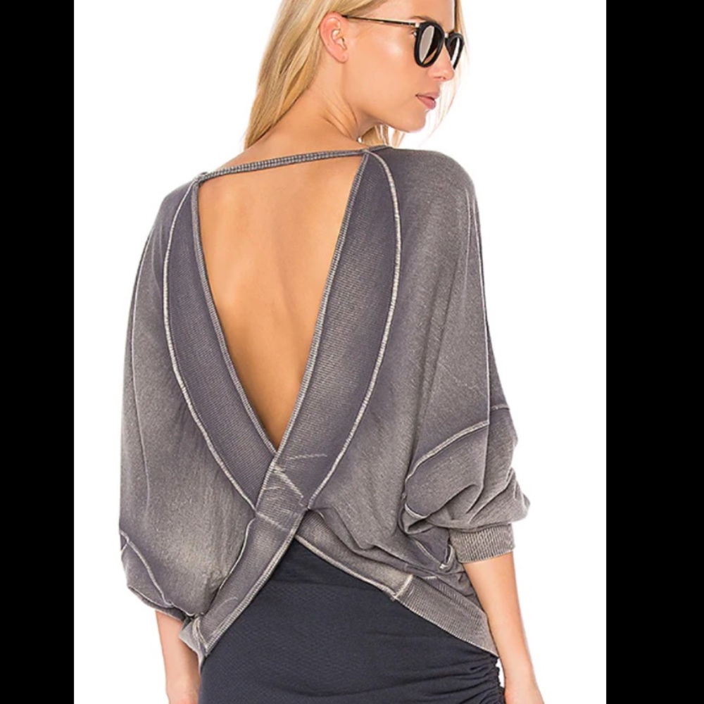 Free People Back it up pullover